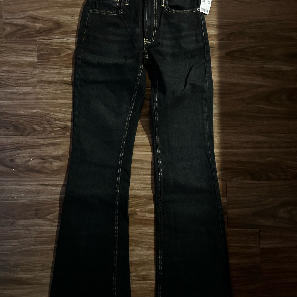 Stylish Black Flared Jeans